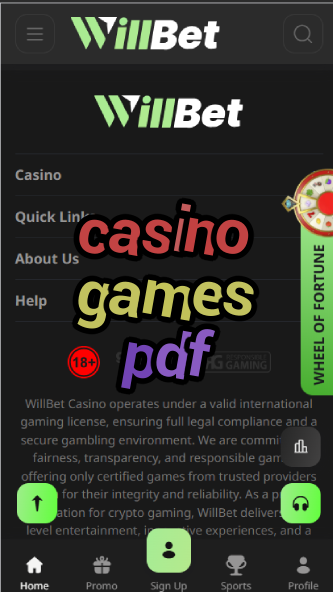 Casino Games PDF - Printable Casino Guides-casinoorder.vip
